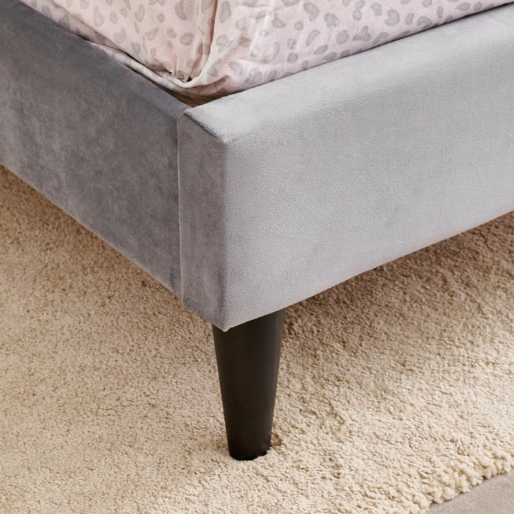 Grey Atlas Pro Upholstered Single Bed