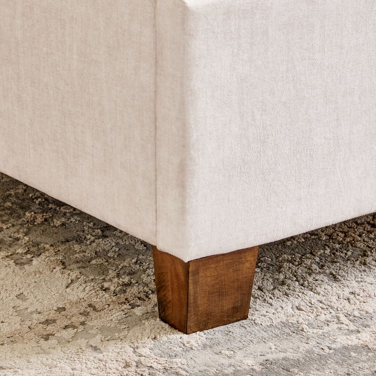 Star Cream Elite Single Upholstered Bed