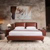 Verona Classic Italian Leather Upholstered Bed