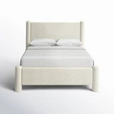 Lunetta Bouclé Platform Upholstered Bed