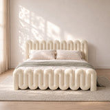 Aston Loop Upholstered Bed In Boucle