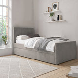 Slate Fold Trundle Upholstered Bed