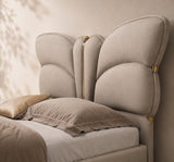 Butterfly Premium Upholstered Bed In Leatherette