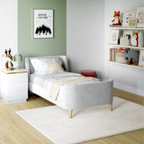 Charlotte Upholstered Single Bed