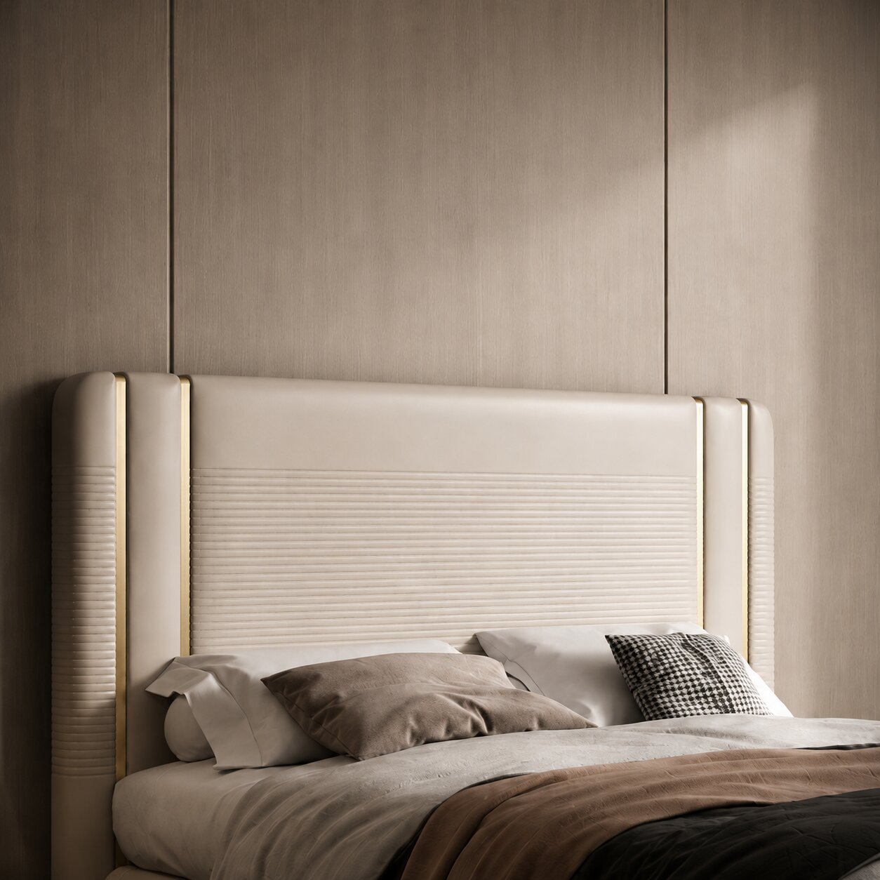 Classo Luxury Upholstered Bed In Leatherette