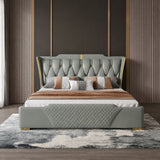 Mastro Grande Comfort Upholstered Bed In Leatherette