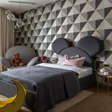 Mickey Kids Upholstered Bed In Leatherette
