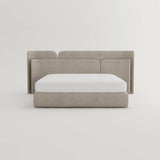 Esme Modern Italian Leather Upholstered Bed