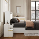 Tony LuxeCloud Upholstered Bed In Leatherette
