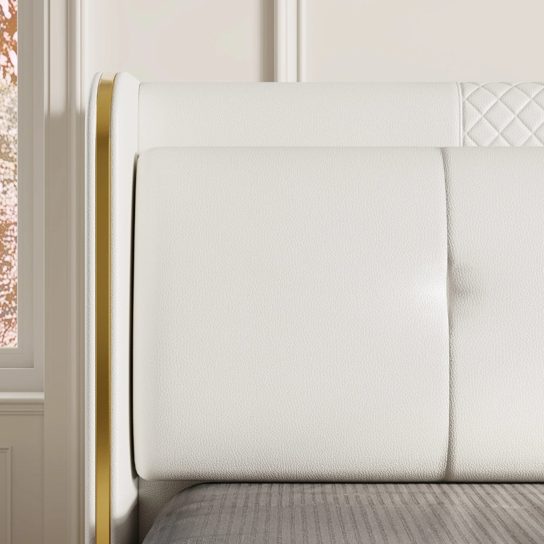 Tony LuxeCloud Upholstered Bed In Leatherette