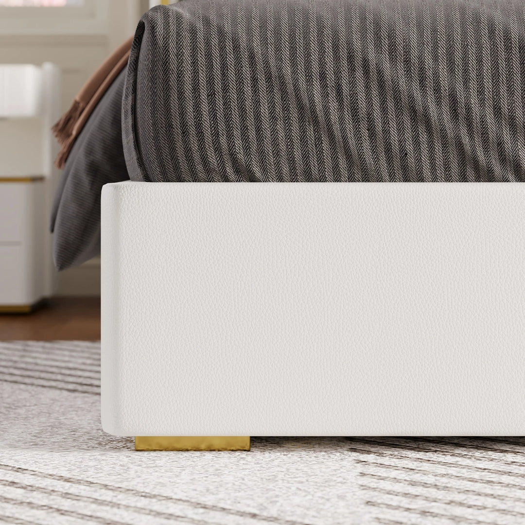 Tony LuxeCloud Upholstered Bed In Leatherette
