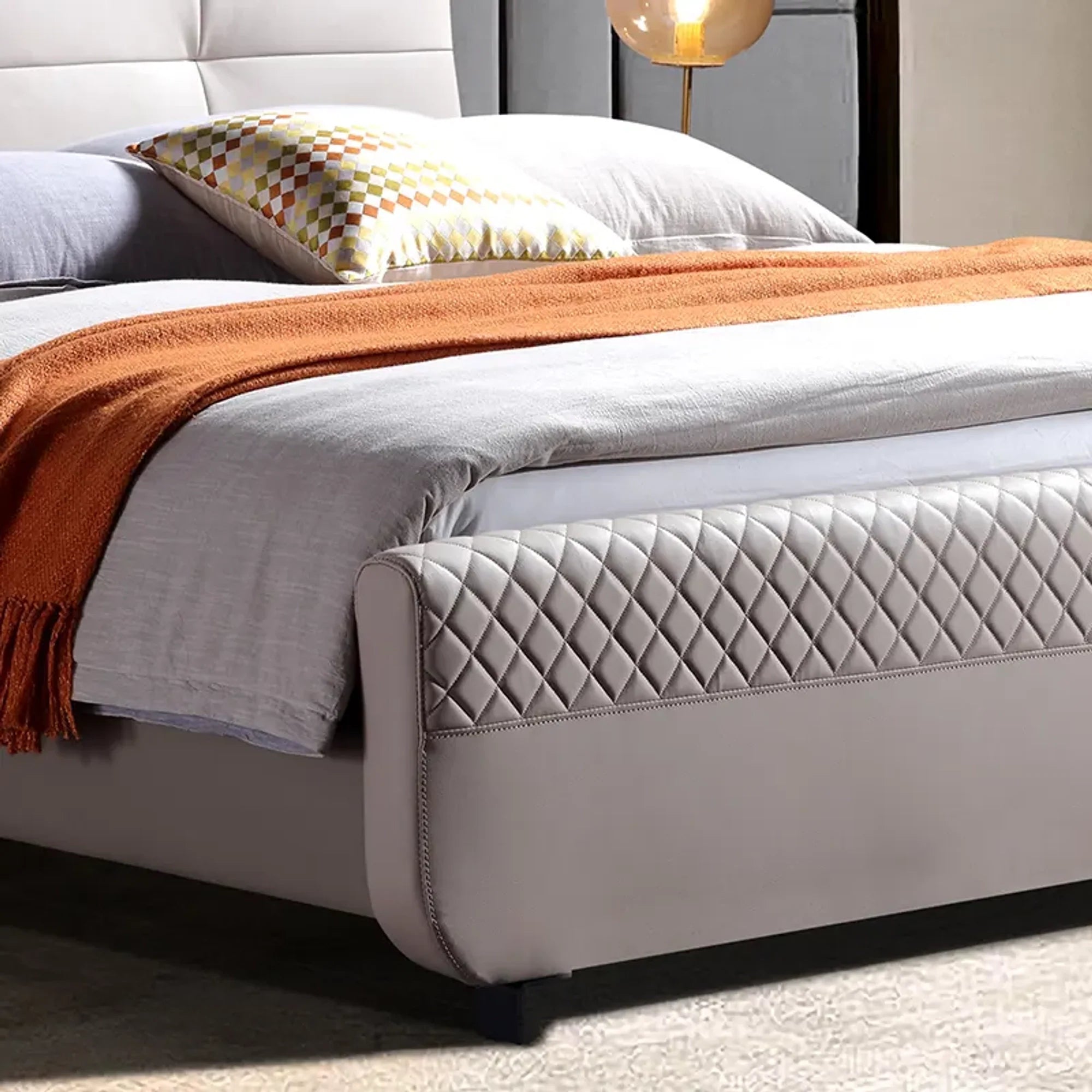 Urban Luxury Modern Upholstered Bed