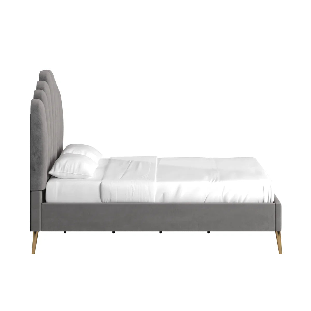 Valkyrie Vertical Lines Upholstered Bed