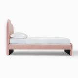 Rox Asymmetric Upholstered Single Bed