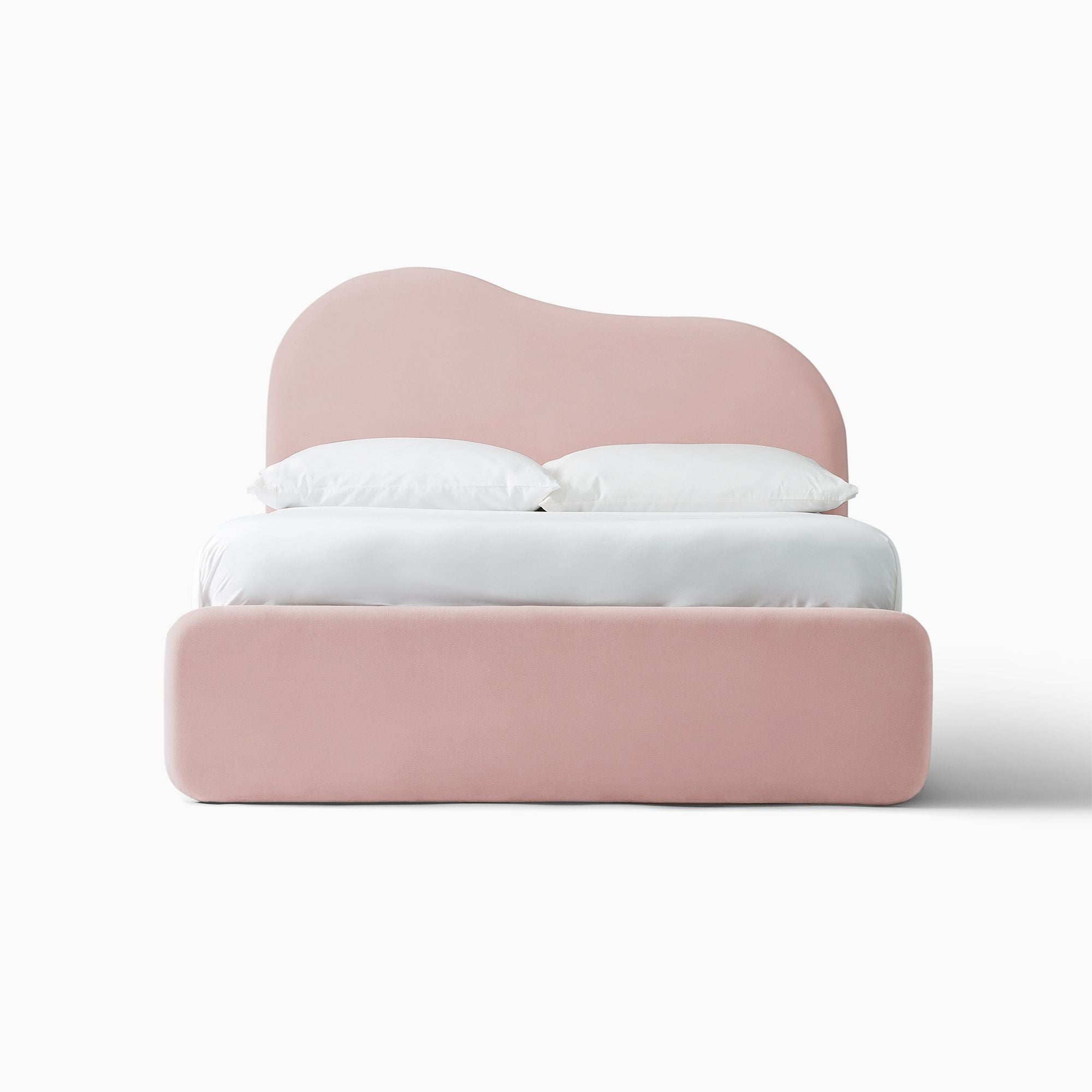 Rox Asymmetric Upholstered Single Bed