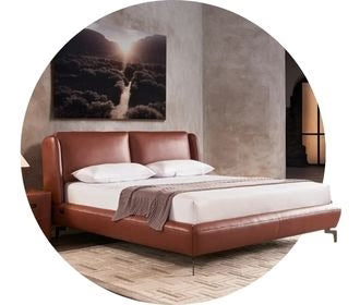 Genuine Leather Beds