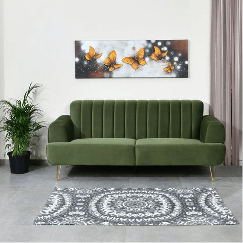 Somervilla Sofa Set In Green Color