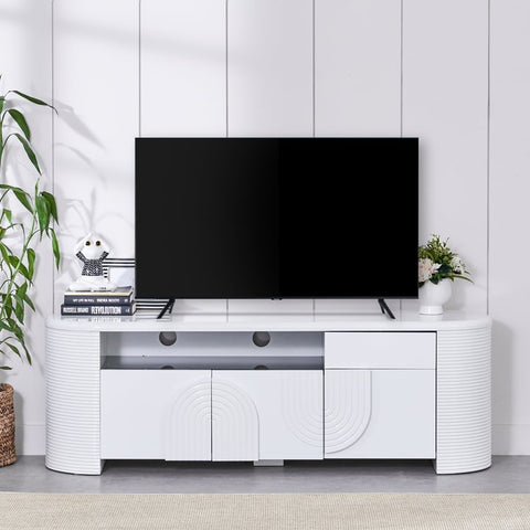 Charlie TV Unit - White