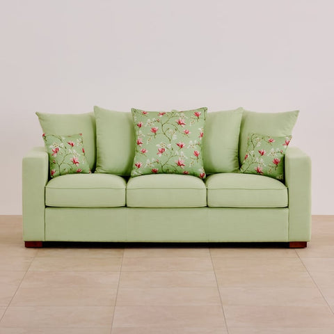 Cane Connection Fabric 3-Seater Sofa