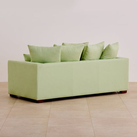 Cane Connection Fabric 3-Seater Sofa