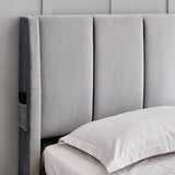 Grey Atlas Pro Upholstered Single Bed