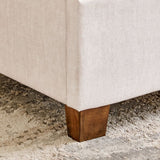 Star Cream Elite Single Upholstered Bed