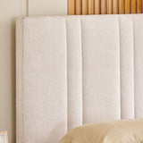 Star Cream Elite Single Upholstered Bed