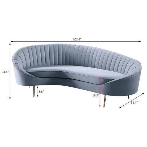 Norway elegance curved sofa