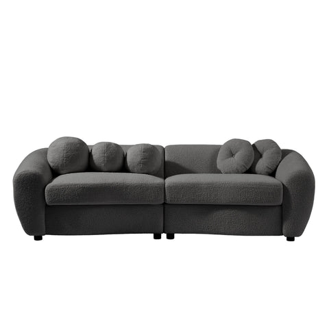 Teddy Premium Modern Suede Sofa