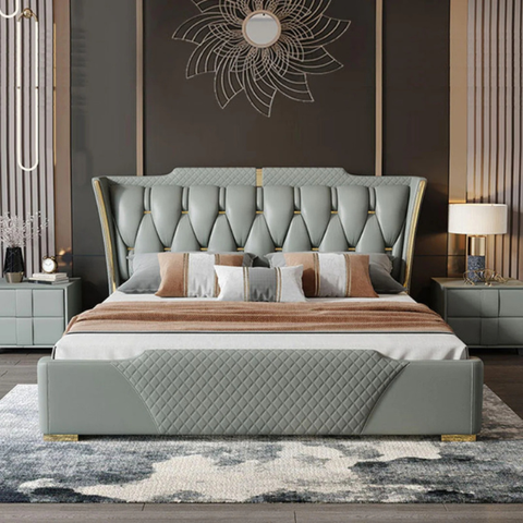 Solora Upholstered Bed Stylish Design