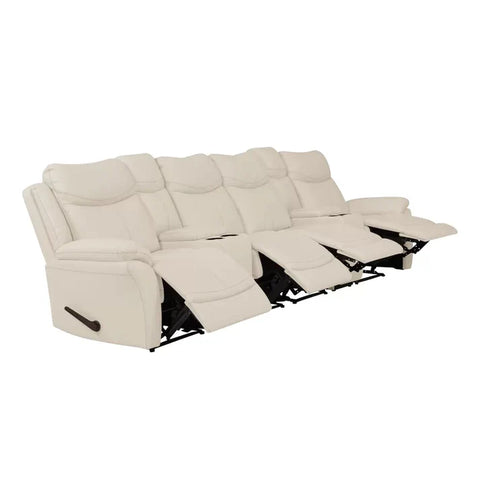 4 Seater Sofa Set: 132.5'' Wide Home Theater Recliner