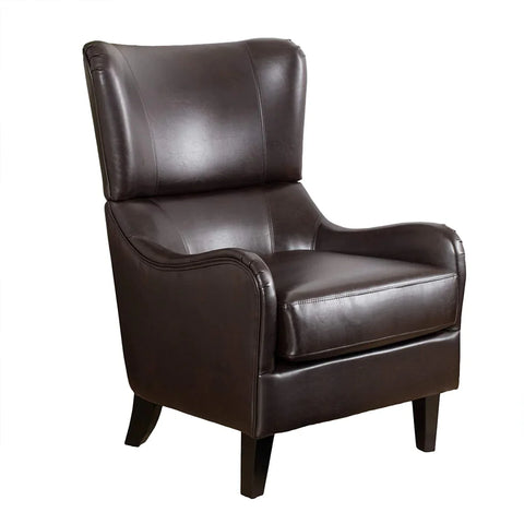 Quentin Wing Chair Brown