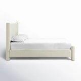 Lunetta Bouclé Platform Upholstered Bed