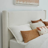 Lunetta Bouclé Platform Upholstered Bed