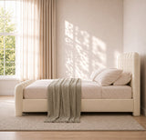 Aston Loop Upholstered Bed In Boucle