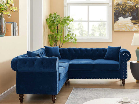 Chesterfield Vintage Sectional Sofa