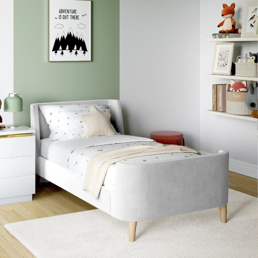 Charlotte Upholstered Single Bed