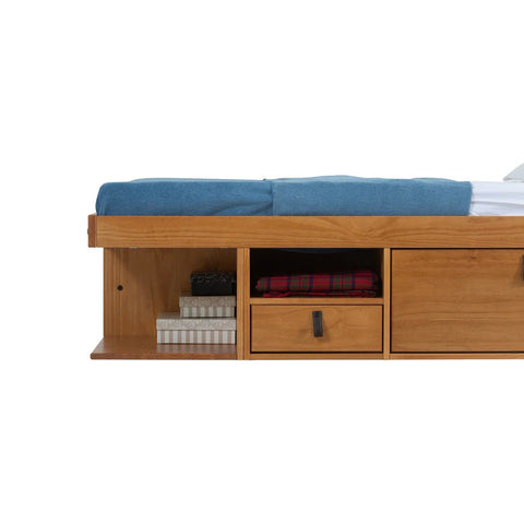 Copper Grove Rivne Storage Platform Bed with Drawers and Shelves