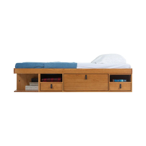 Copper Grove Rivne Storage Platform Bed with Drawers and Shelves