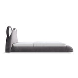 Cuddle Bear Kids Upholstered Bed In Velvet