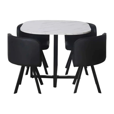 Square Dining Table with 4 Chairs