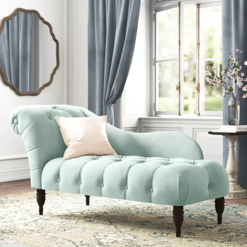 Elliston Tufted One Arm Left-Arm Chaise Lounge