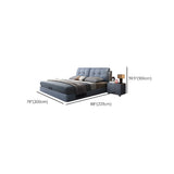 Elysian Curve Upholstered Bed In Leatherette