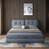 Elysian Curve Upholstered Bed In Leatherette