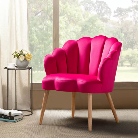 Maël Velvet Comfortable Arm Chair