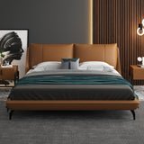 Aurum Luxe Italian Leather Upholstered Bed