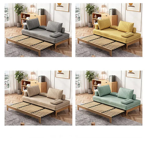 Bunk Multi-purpose Fabric Corner Folding Sofa Cum Bed