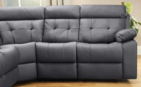 L Shape Sofa Set:- Recliner Corner Leatherette