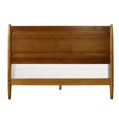 Landon Acorn-brown Mid-century Queen Platform Bed