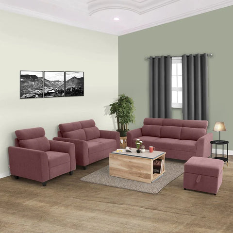 VelZivo Plus  Fabric Sofa Set